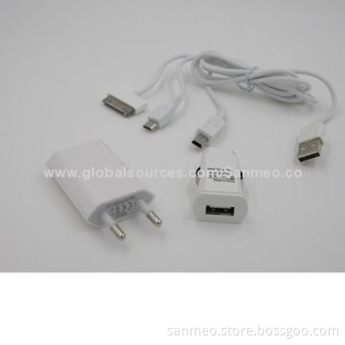 USB charger for Apple iPhone/Micro USB/mini USB, for mobile phone and digital devicesNew